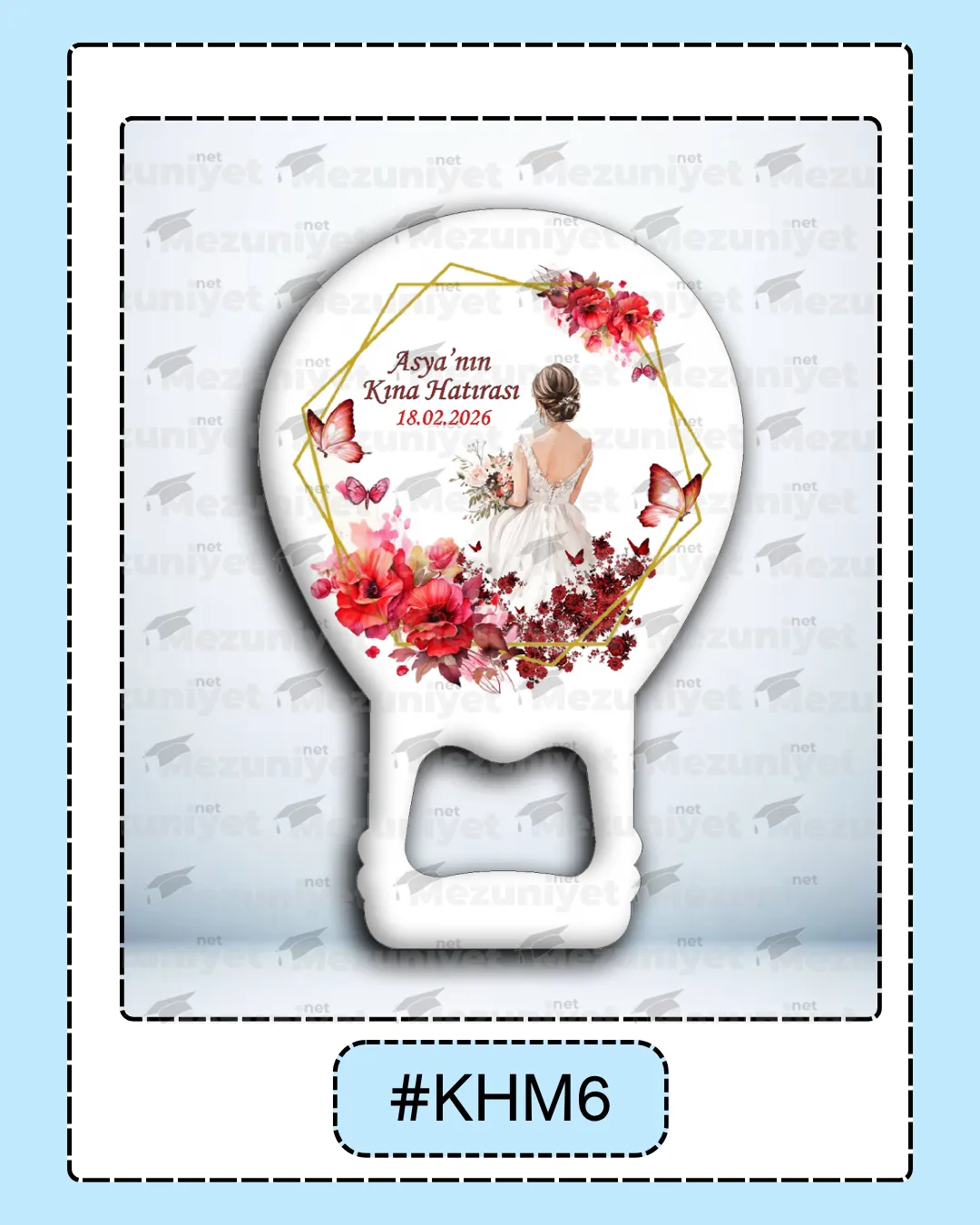 Kına Hatırası Magnetleri - KHM6