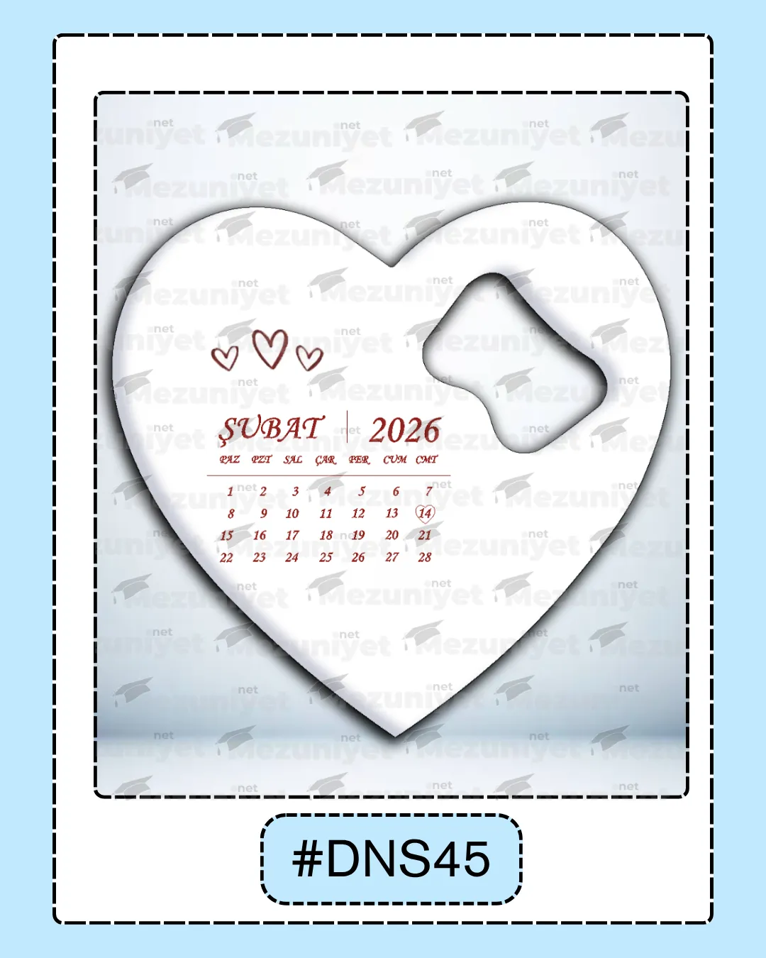 Düğün - Söz - Nikah Magnetleri - DNS45 - Mezuniyet.Net