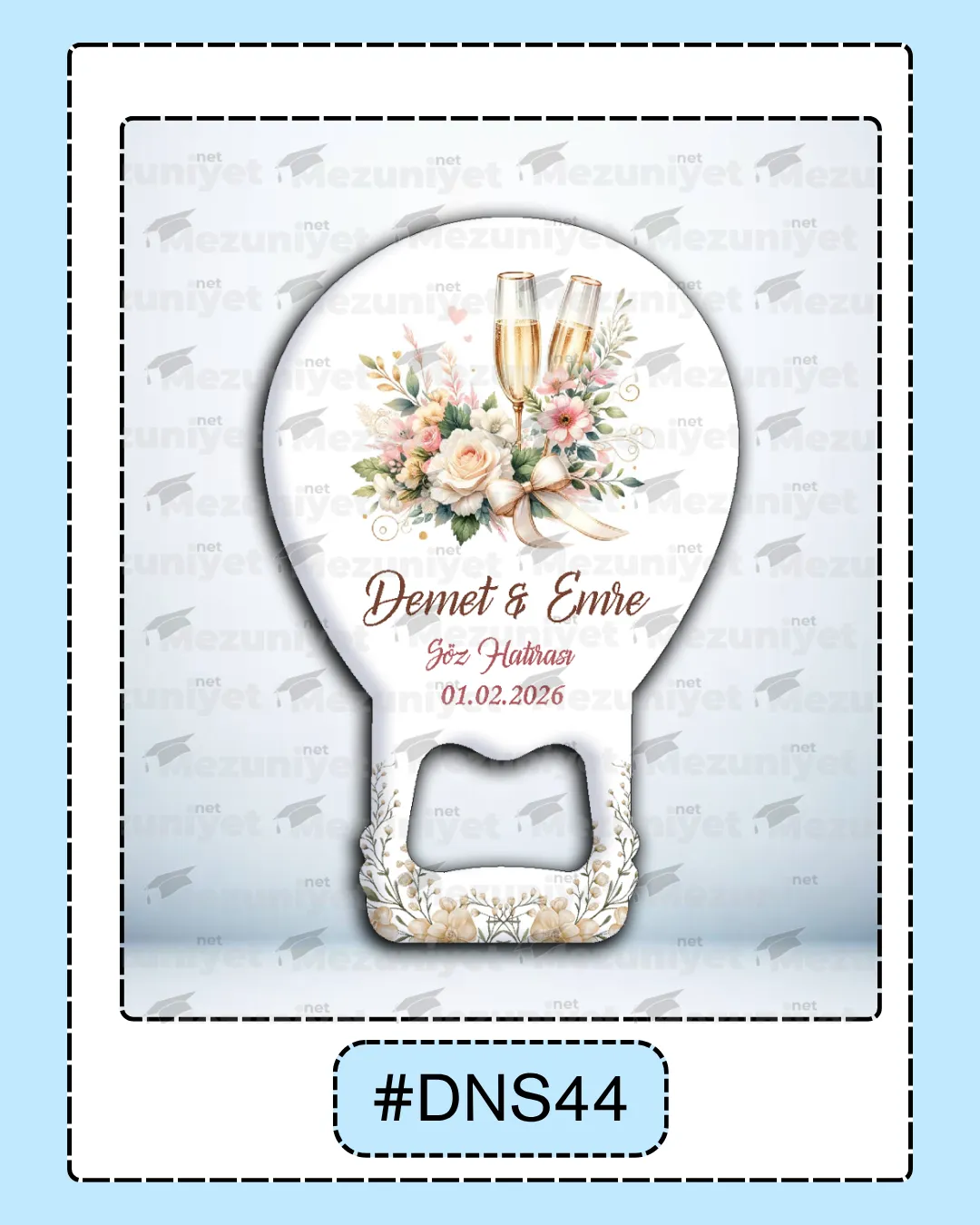 Düğün - Söz - Nikah Magnetleri - DNS44 - Mezuniyet.Net