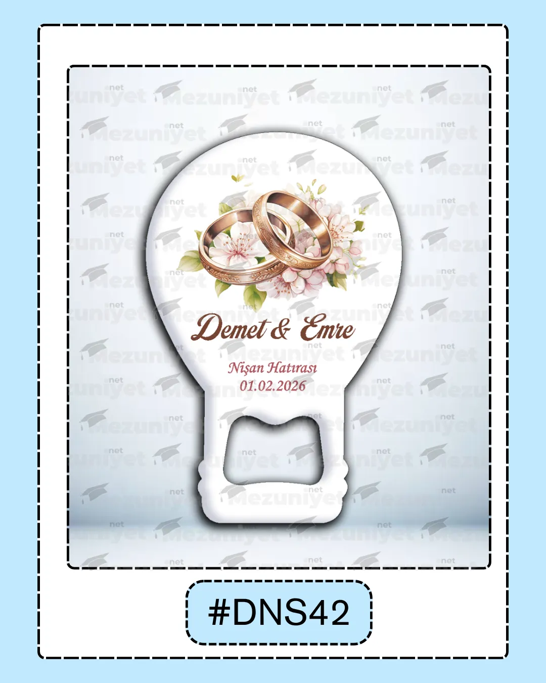 Düğün - Söz - Nikah Magnetleri - DNS42 - Mezuniyet.Net