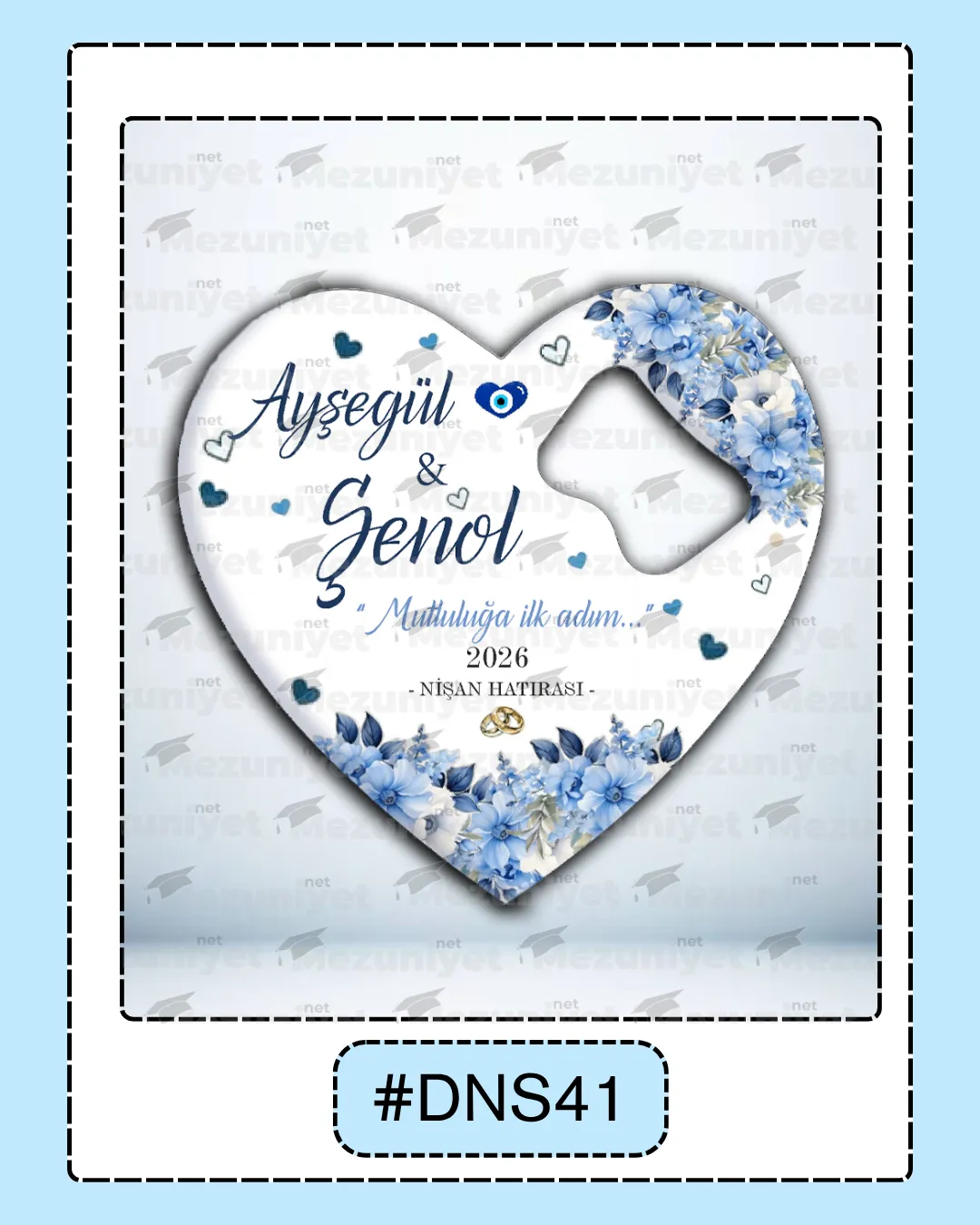 Düğün - Söz - Nikah Magnetleri - DNS41 - Mezuniyet.Net