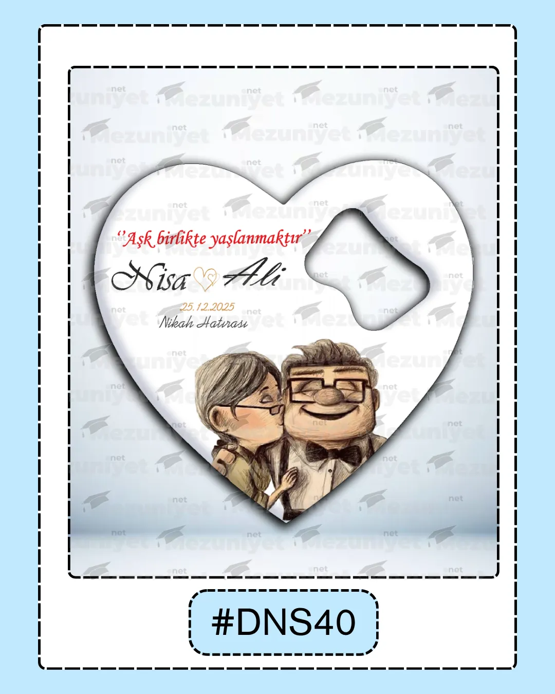Düğün - Söz - Nikah Magnetleri - DNS40 - Mezuniyet.Net