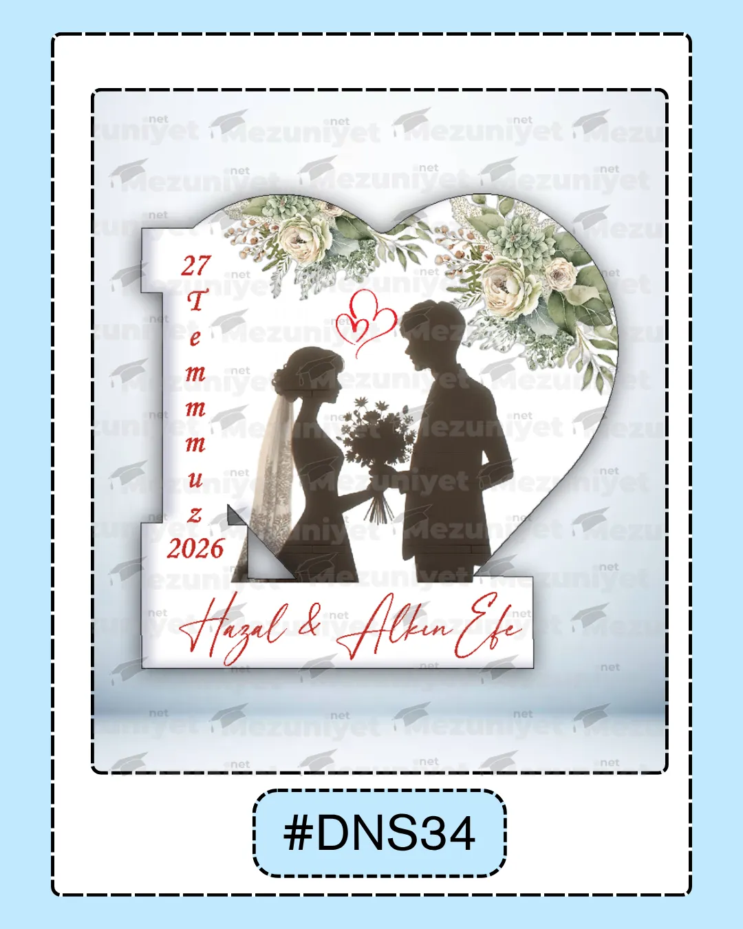 Düğün - Söz - Nikah Magnetleri - DNS34 - Mezuniyet.Net