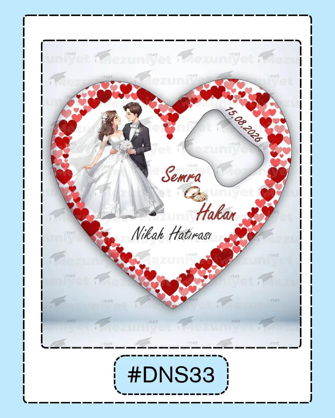 Düğün - Söz - Nikah Magnetleri - DNS33 - Mezuniyet.Net