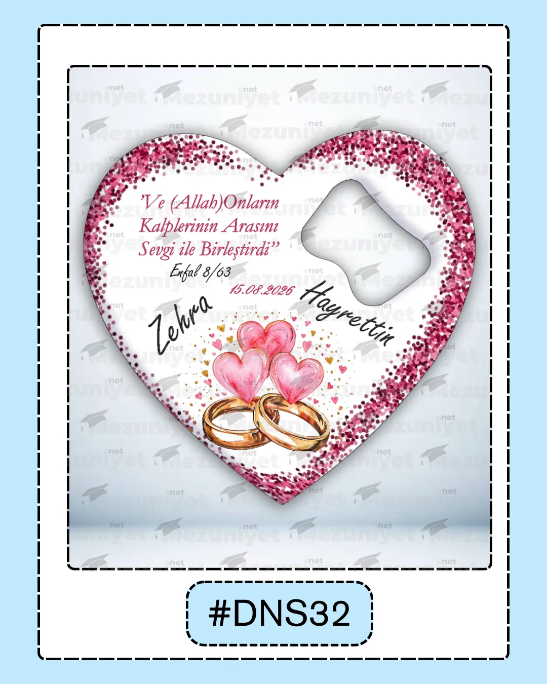 Düğün - Söz - Nikah Magnetleri - DNS32 - Mezuniyet.Net