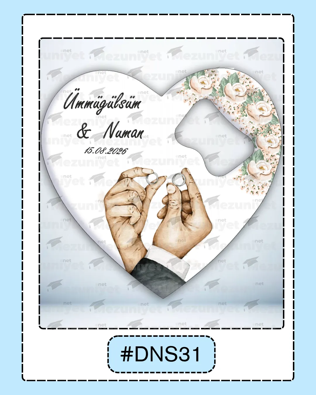 Düğün - Söz - Nikah Magnetleri - DNS31 - Mezuniyet.Net