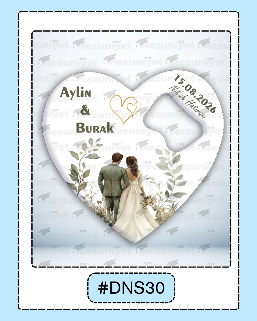 Düğün - Söz - Nikah Magnetleri - DNS30 - Mezuniyet.Net