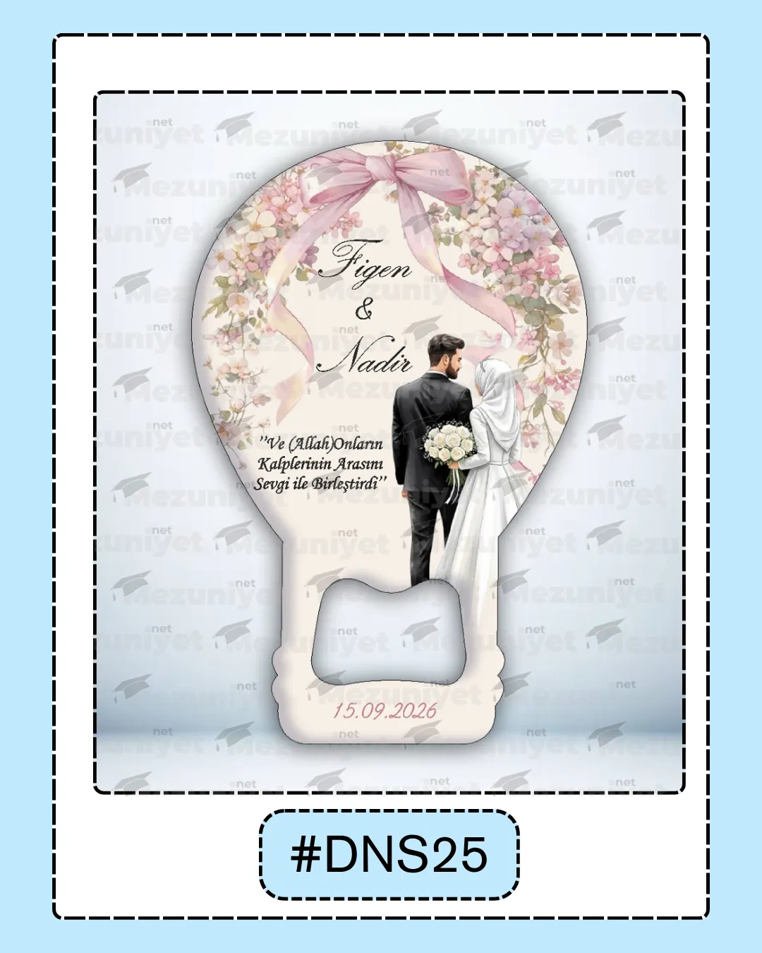 Düğün - Söz - Nikah Magnetleri - DNS25 - Mezuniyet.Net