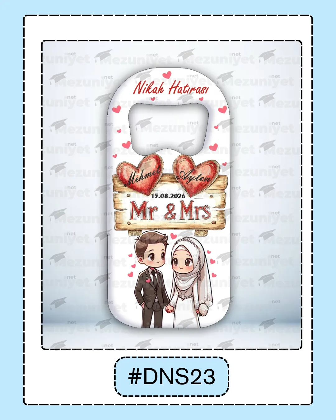 Düğün - Söz - Nikah Magnetleri - DNS23 - Mezuniyet.Net