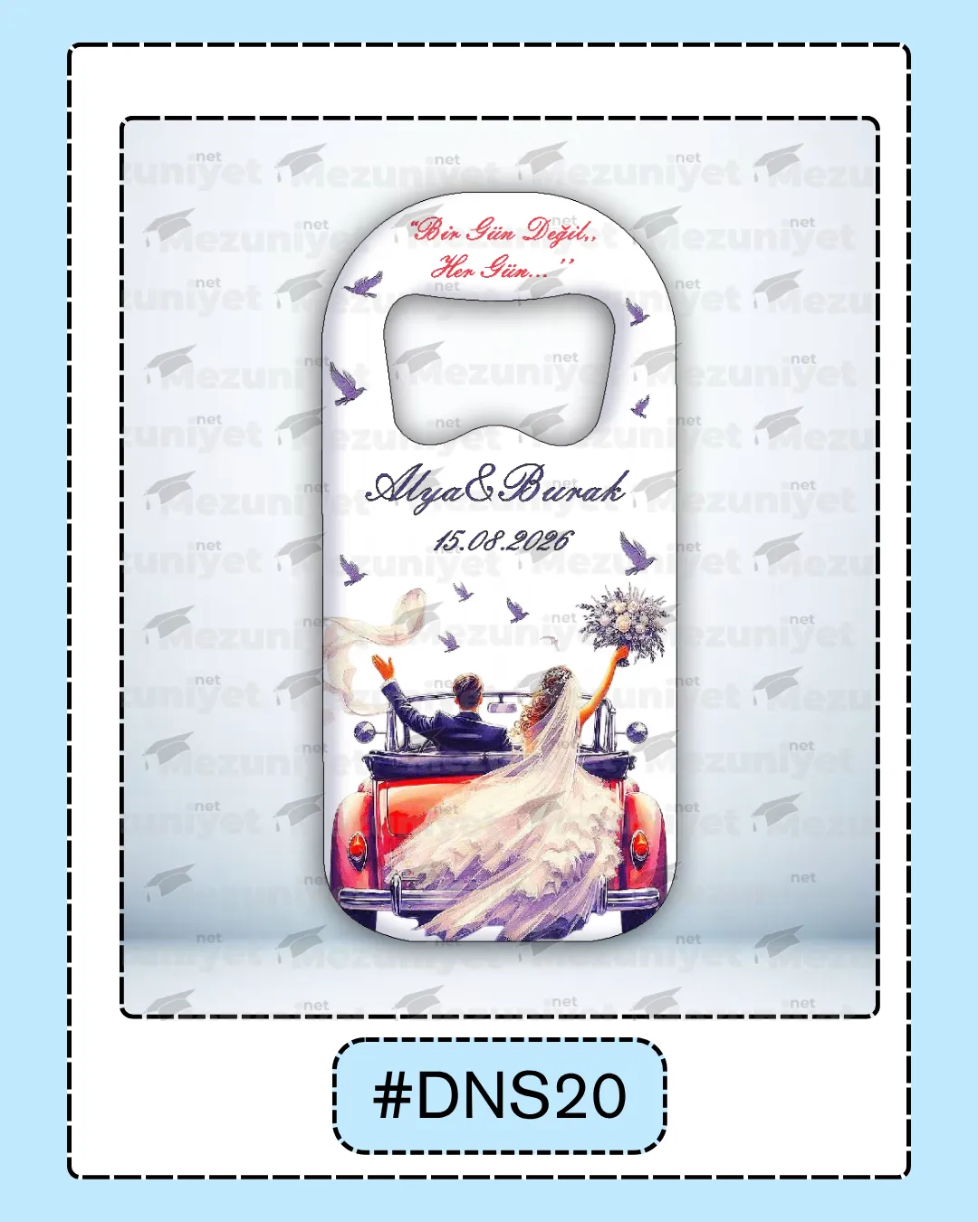 Düğün - Söz - Nikah Magnetleri - DNS20 - Mezuniyet.Net