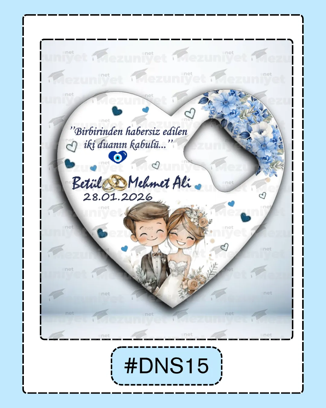 Düğün - Söz - Nikah Magnetleri - DNS15 - Mezuniyet.Net
