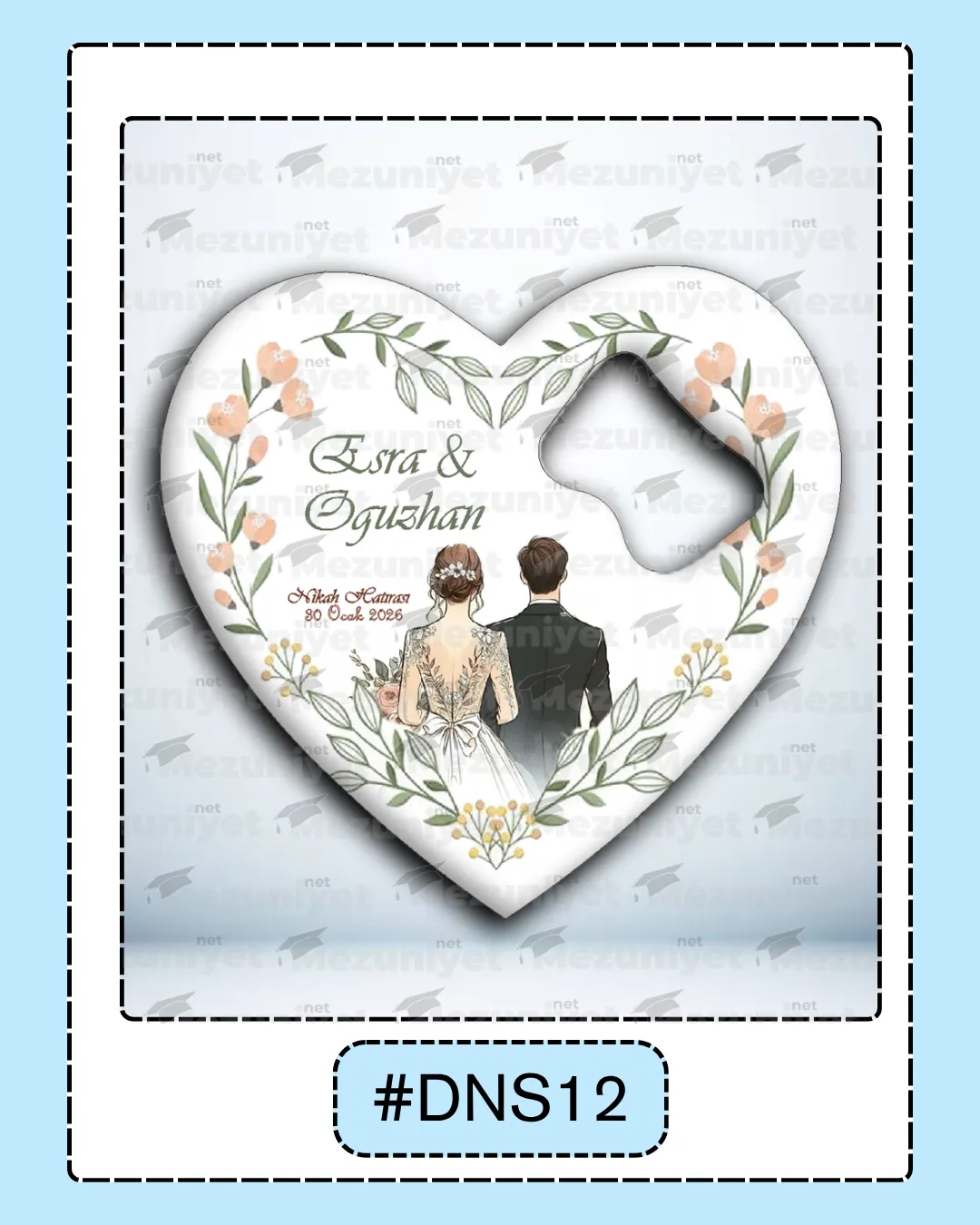 Düğün - Söz - Nikah Magnetleri - DNS12 - Mezuniyet.Net