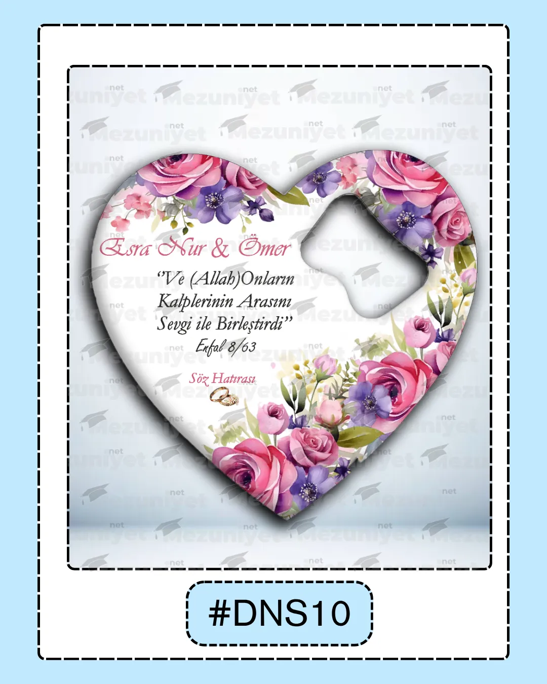 Düğün - Söz - Nikah Magnetleri - DNS10 - Mezuniyet.Net