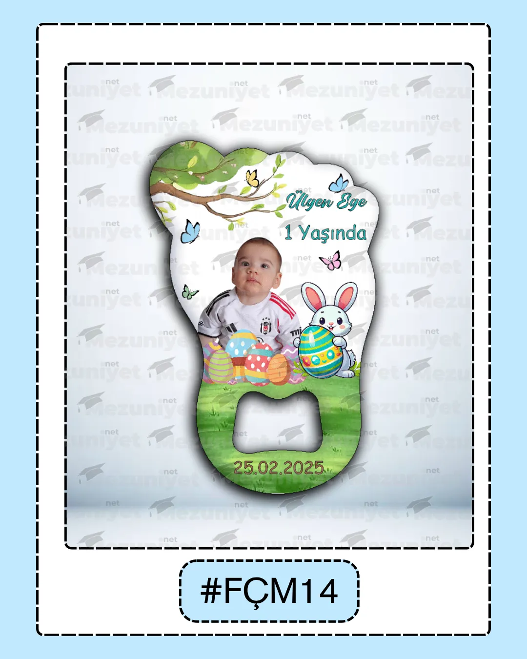 Fotoğraflı Açacak Magnetleri - FÇM14 - Mezuniyet.Net