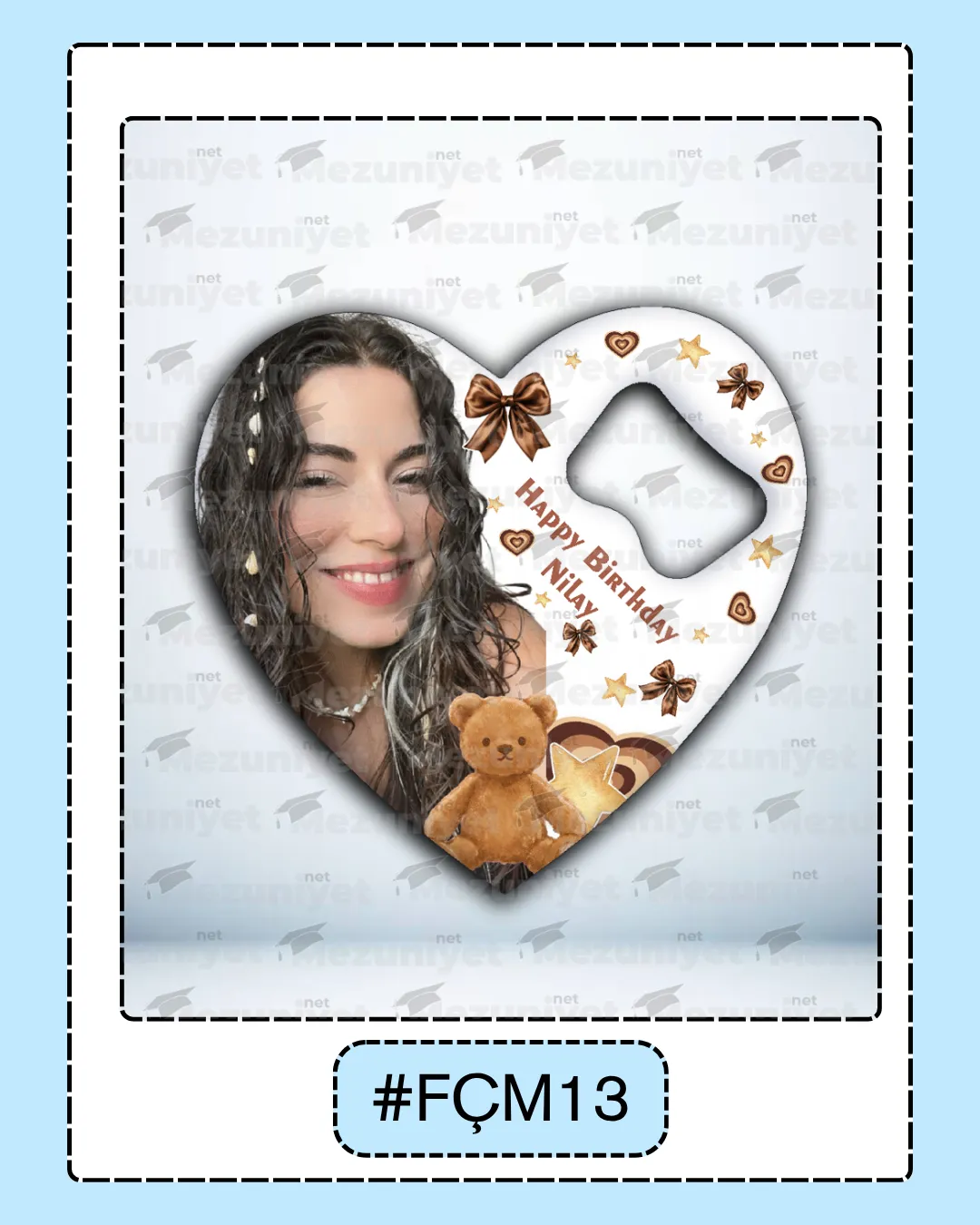 Fotoğraflı Açacak Magnetleri - FÇM13 - Mezuniyet.Net