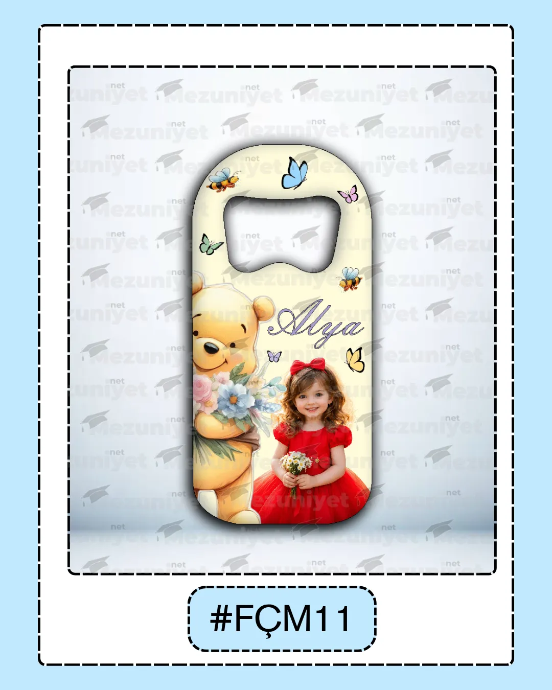 Fotoğraflı Açacak Magnetleri - FÇM11 - Mezuniyet.Net
