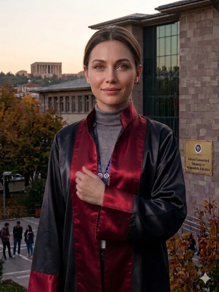 Siyah Bordo - Lise Cübbesi