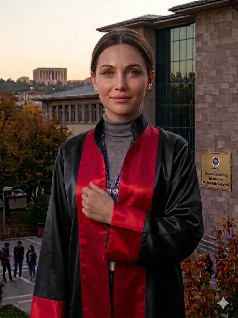 Siyah Kırmızı - Lise Cübbesi