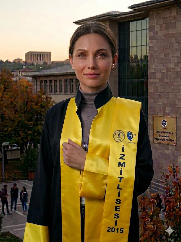 Siyah Sarı - Şallı - Lise Cübbesi - Mezuniyet.Net