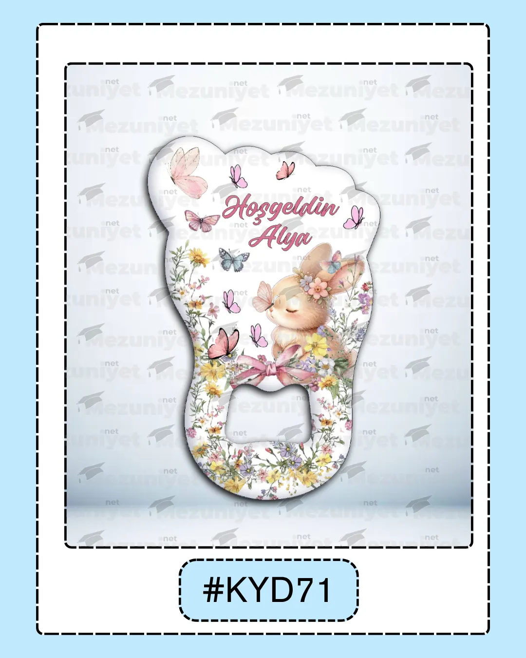 Kız Yeni Doğan Magnet Modeli - KYD71 - Mezuniyet.Net
