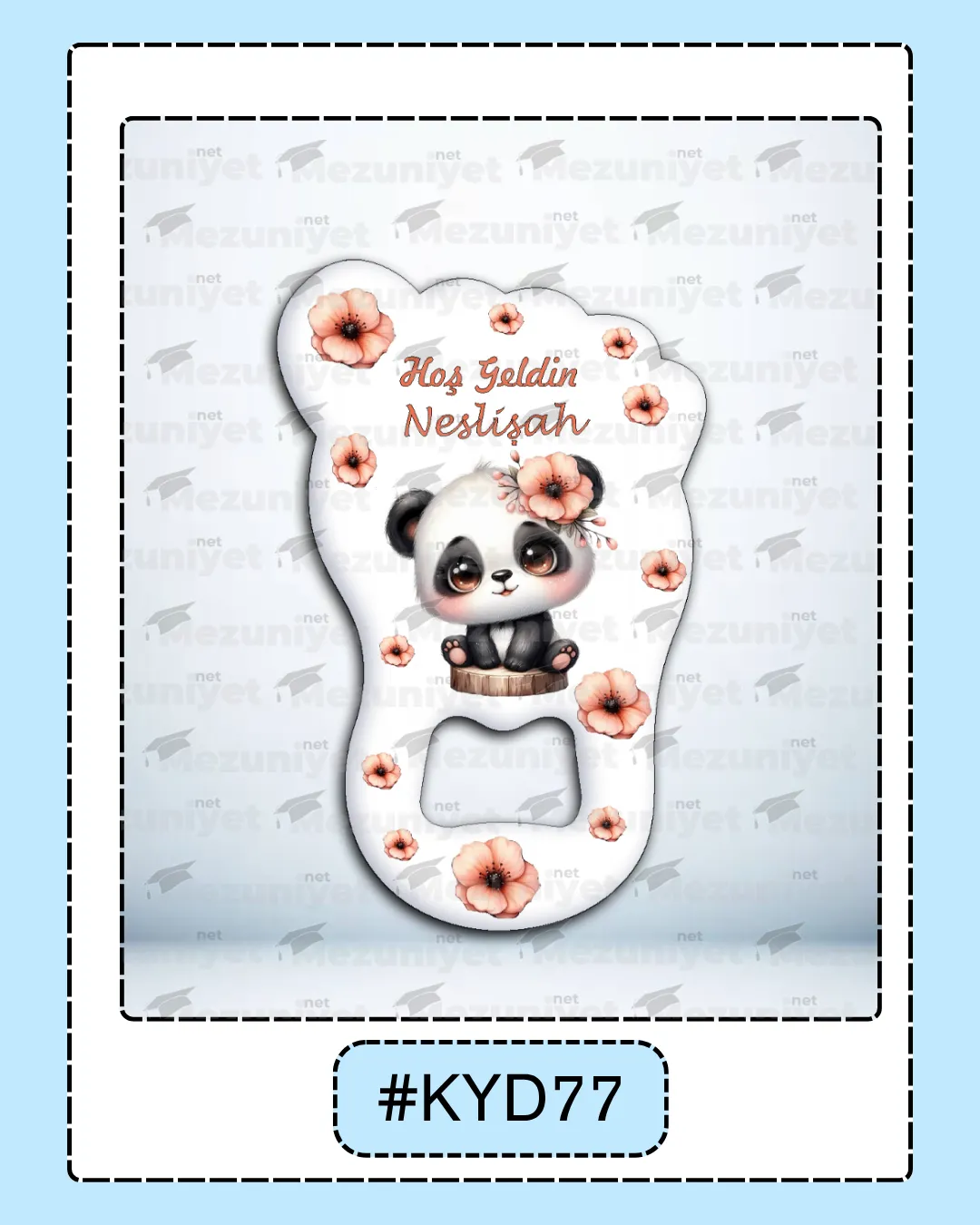 Kız Yeni Doğan Magnet Modeli - KYD77 - Mezuniyet.Net