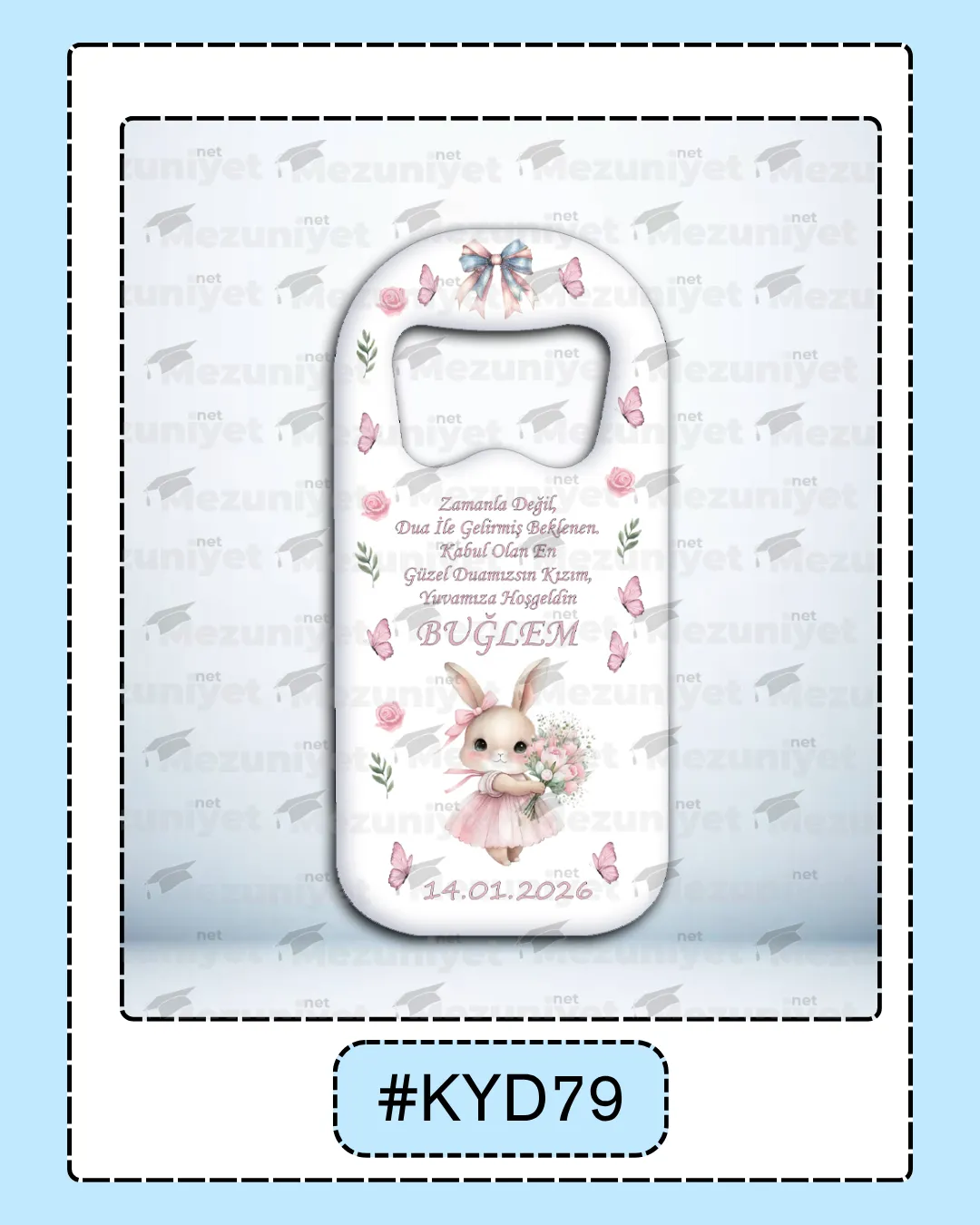 Kız Yeni Doğan Magnet Modeli - KYD79 - Mezuniyet.Net