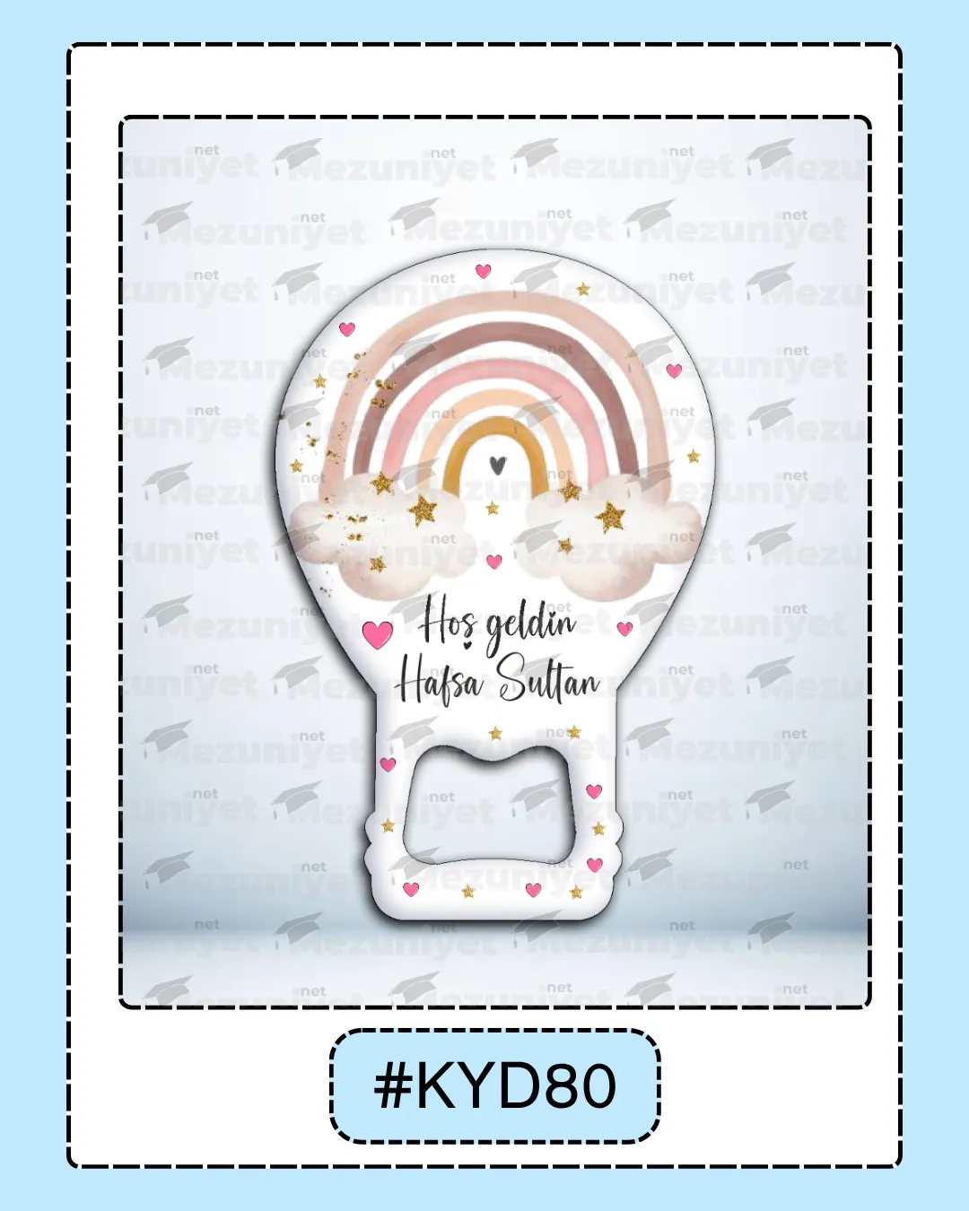 Kız Yeni Doğan Magnet Modeli - KYD80 - Mezuniyet.Net