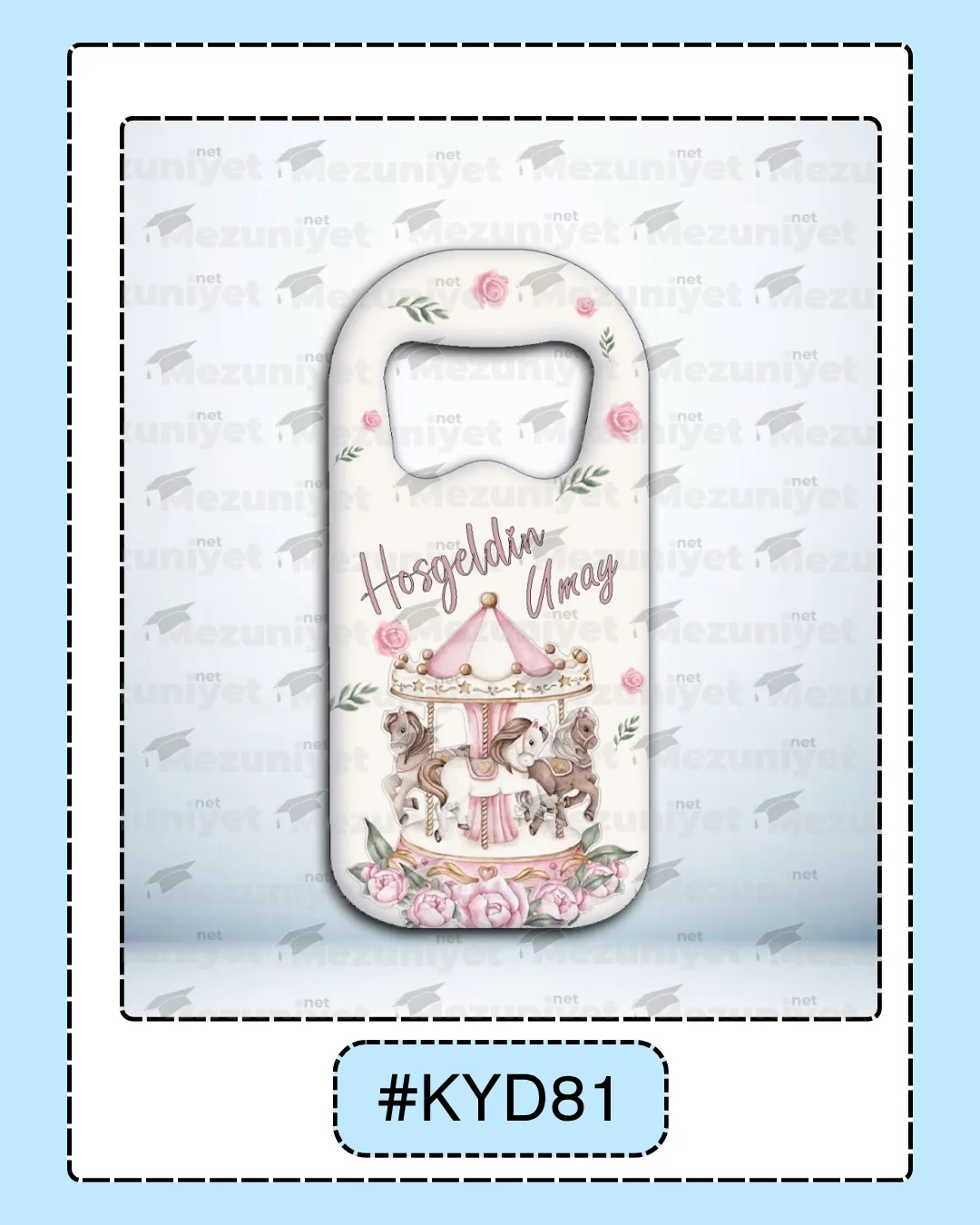 Kız Yeni Doğan Magnet Modeli - KYD81 - Mezuniyet.Net