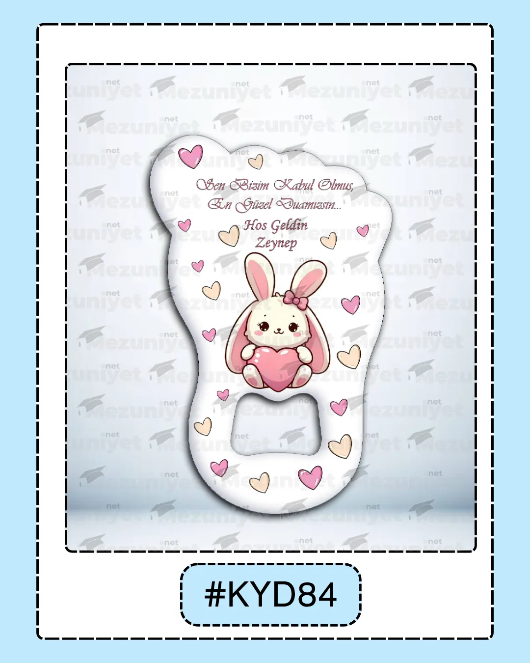 Kız Yeni Doğan Magnet Modeli - KYD84 - Mezuniyet.Net