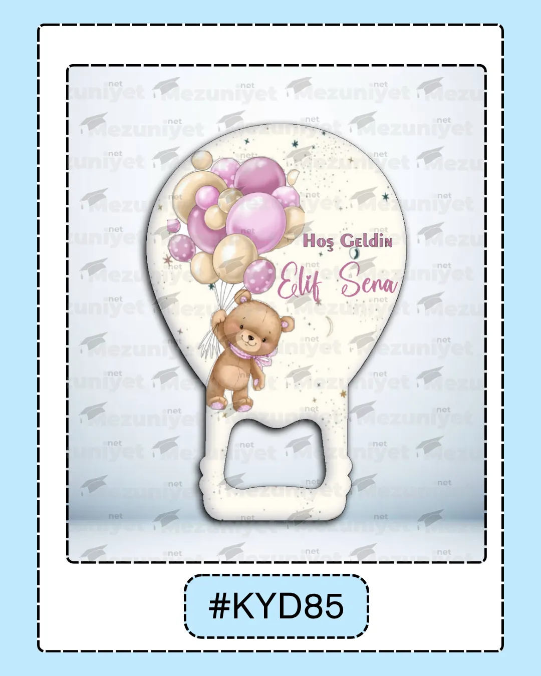 Kız Yeni Doğan Magnet Modeli - KYD85 - Mezuniyet.Net