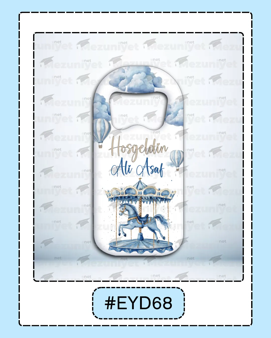 Erkek Yeni Doğan Magnetleri - EYD68 - Mezuniyet.Net