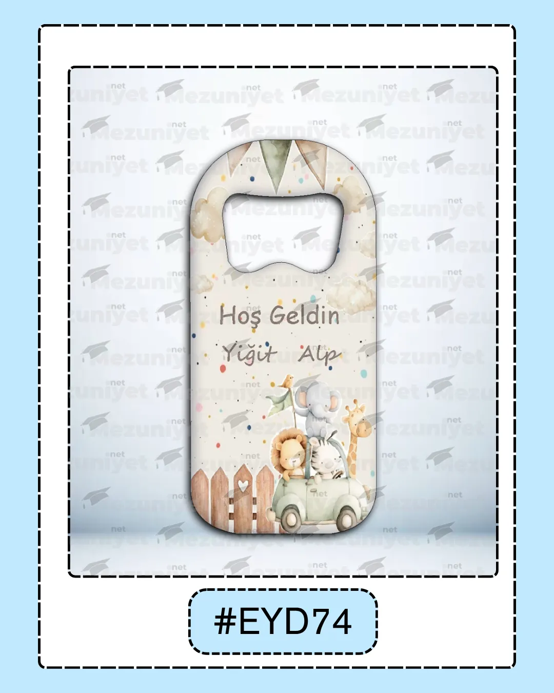 Erkek Yeni Doğan Magnetleri - EYD74 - Mezuniyet.Net
