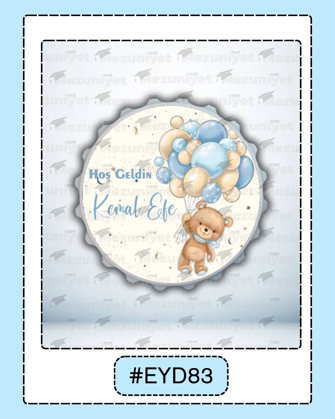 Erkek Yeni Doğan Magnetleri - EYD83 - Mezuniyet.Net