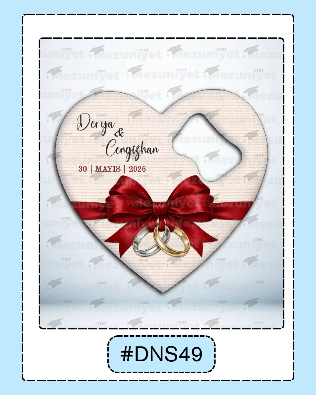 Düğün - Söz - Nikah Magnetleri - DNS49 - Mezuniyet.Net