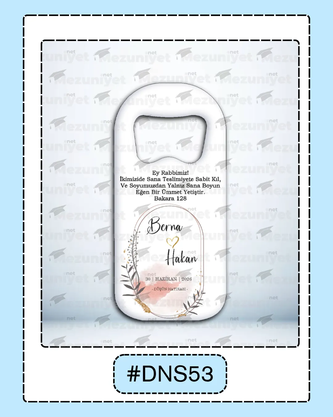 Düğün - Söz - Nikah Magnetleri - DNS53 - Mezuniyet.Net