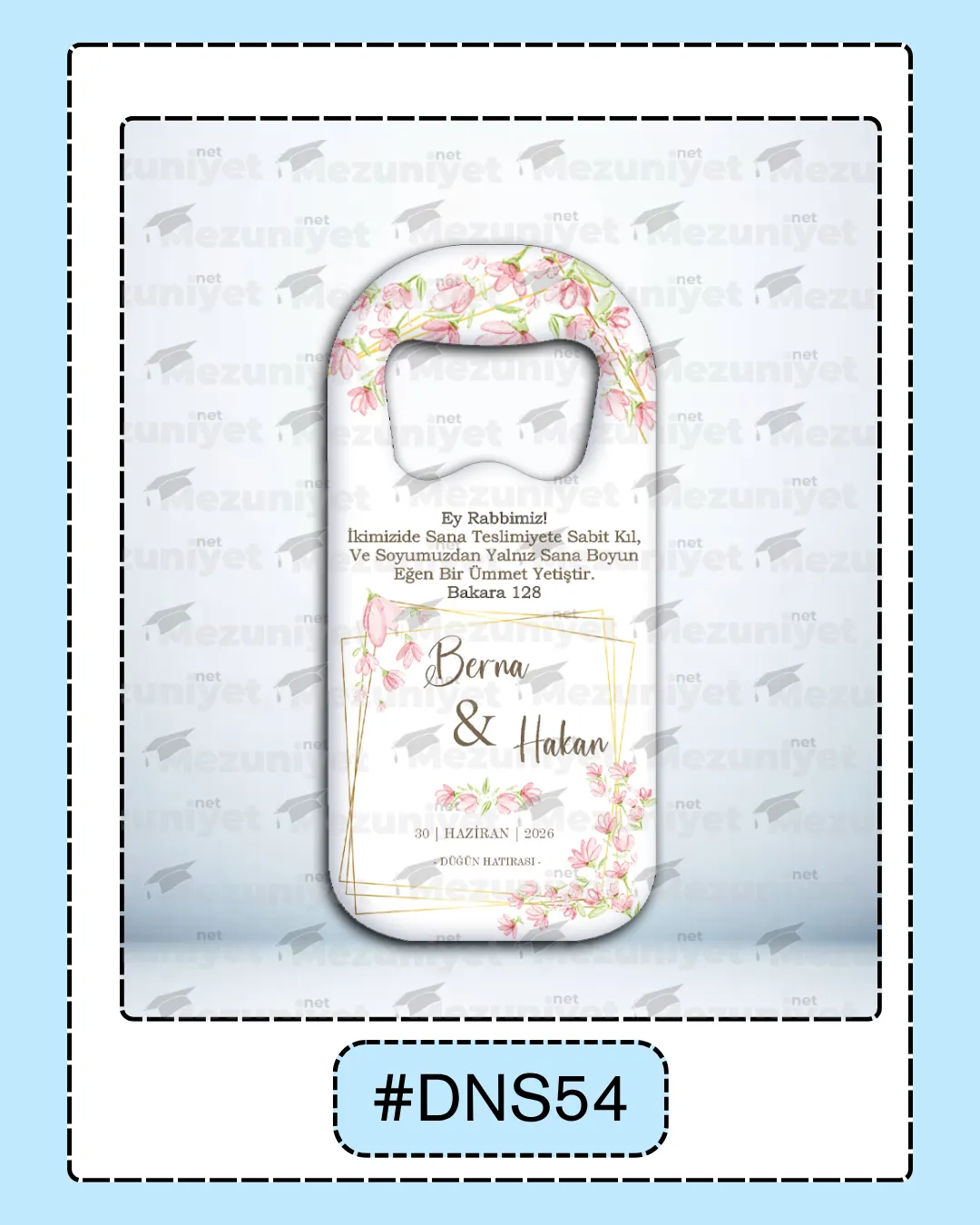 Düğün - Söz - Nikah Magnetleri - DNS54 - Mezuniyet.Net