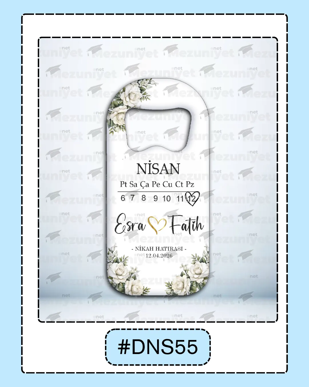 Düğün - Söz - Nikah Magnetleri - DNS55 - Mezuniyet.Net