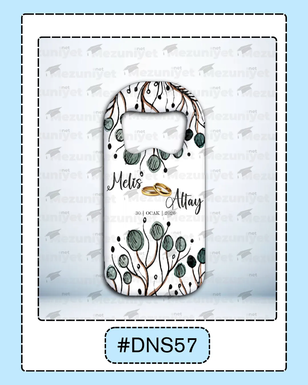 Düğün - Söz - Nikah Magnetleri - DNS57 - Mezuniyet.Net