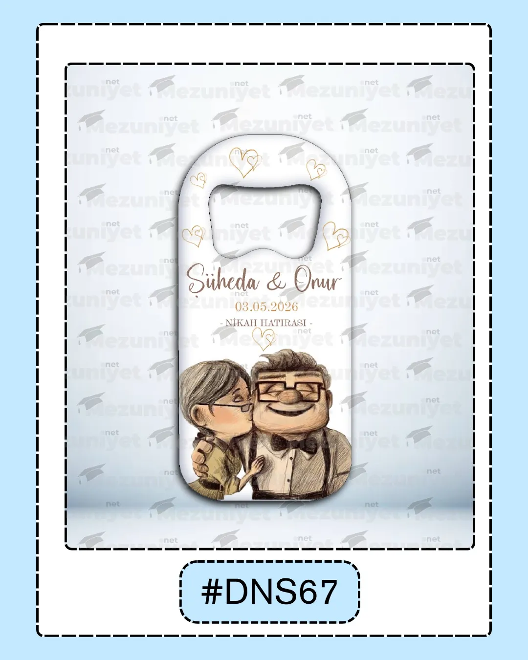 Düğün - Söz - Nikah Magnetleri - DNS67 - Mezuniyet.Net