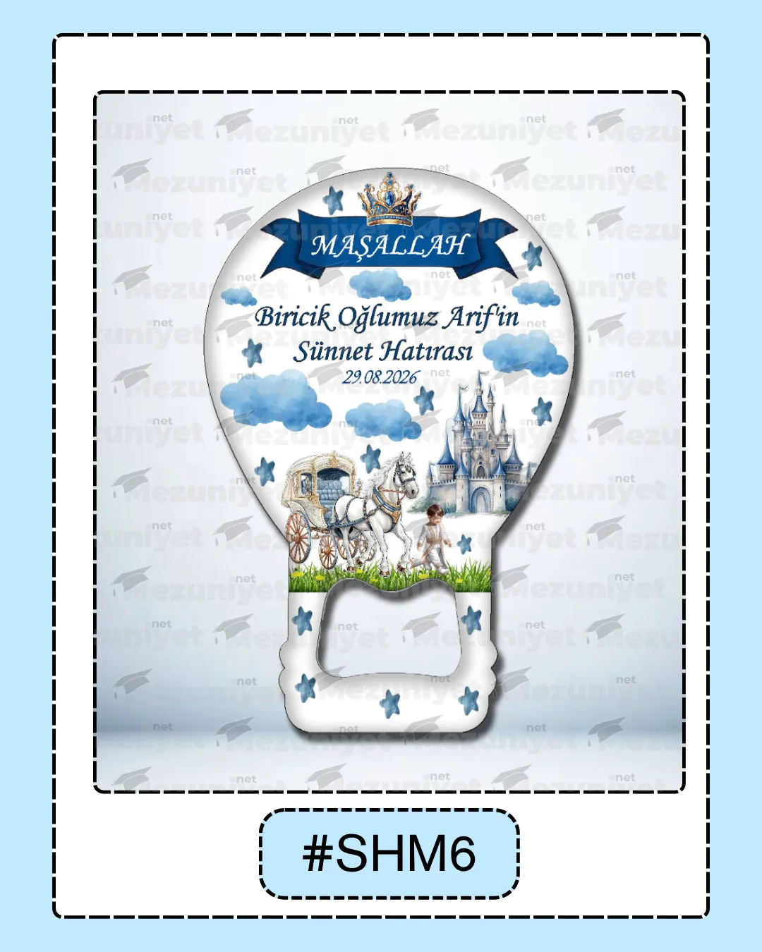Balon Açacak Magnet - Sünnet Tasarımı - SHM6 - Mezuniyet.Net