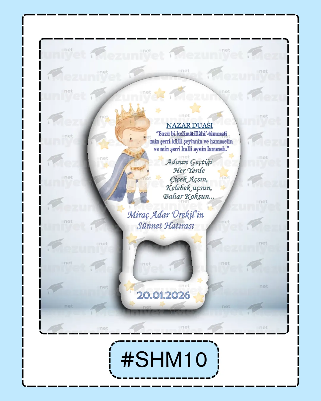 Balon Açacak Magnet - Sünnet Tasarımı - SHM10 - Mezuniyet.Net