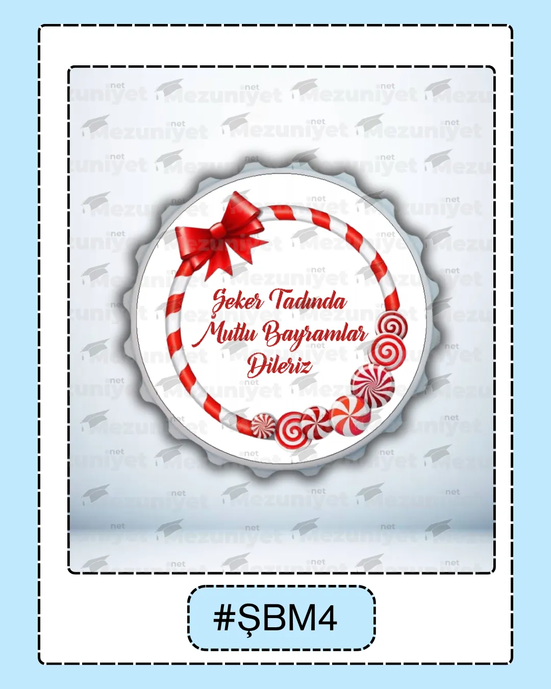 Şeker Bayramı Magneti - ŞBM4 - Mezuniyet.Net