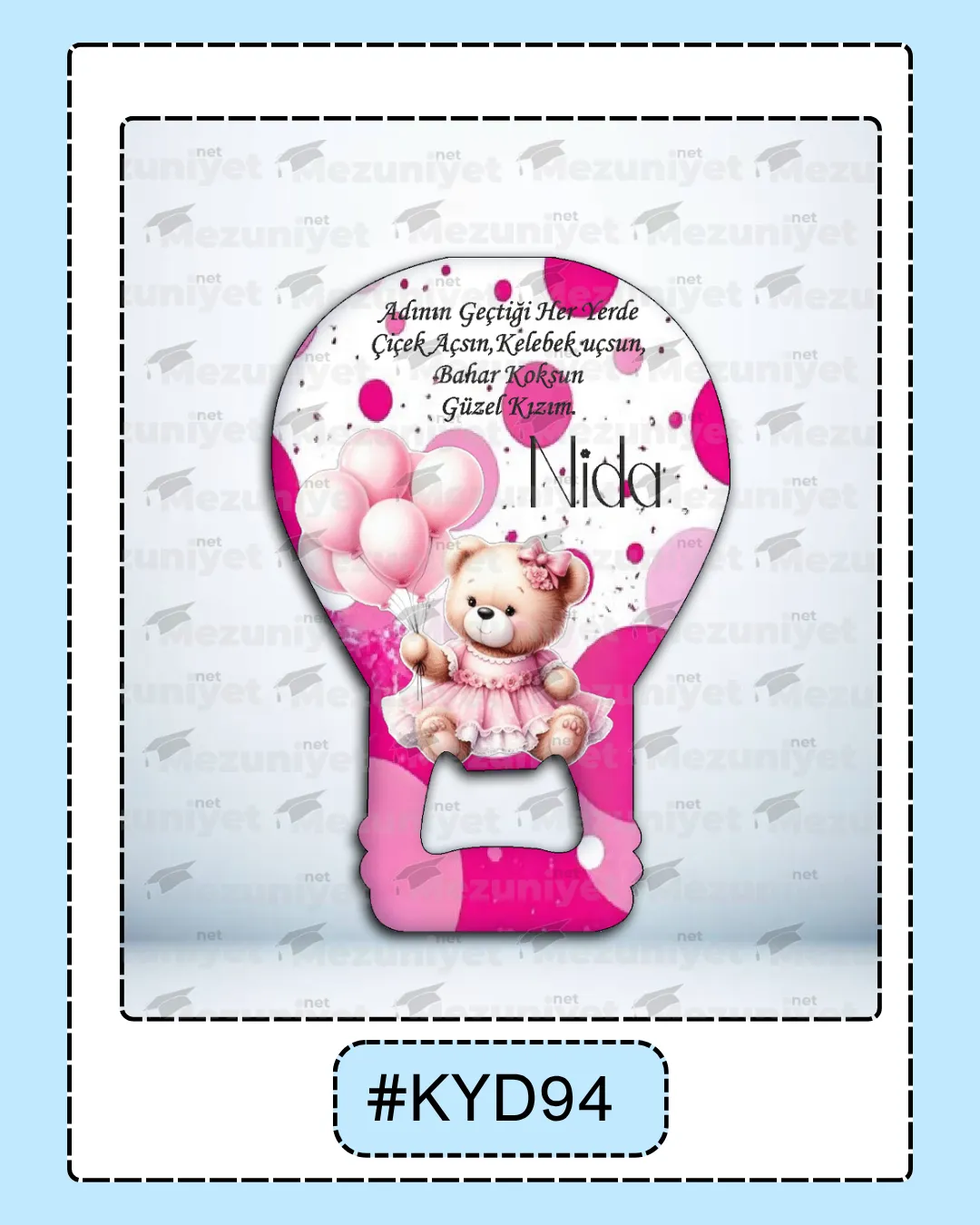Kız Yeni Doğan Magnet Modeli - KYD94 - Mezuniyet.Net