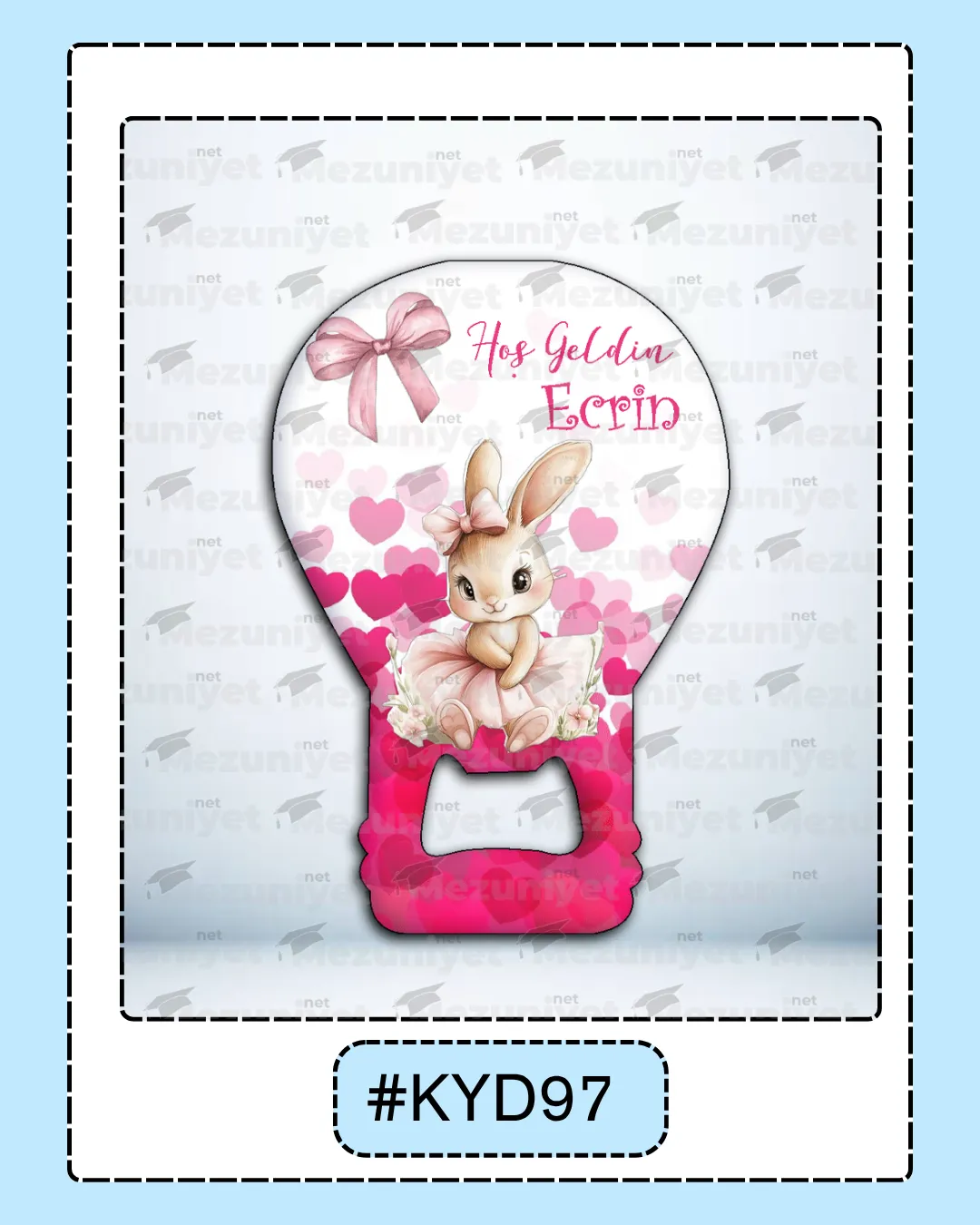 Kız Yeni Doğan Magnet Modeli - KYD97 - Mezuniyet.Net
