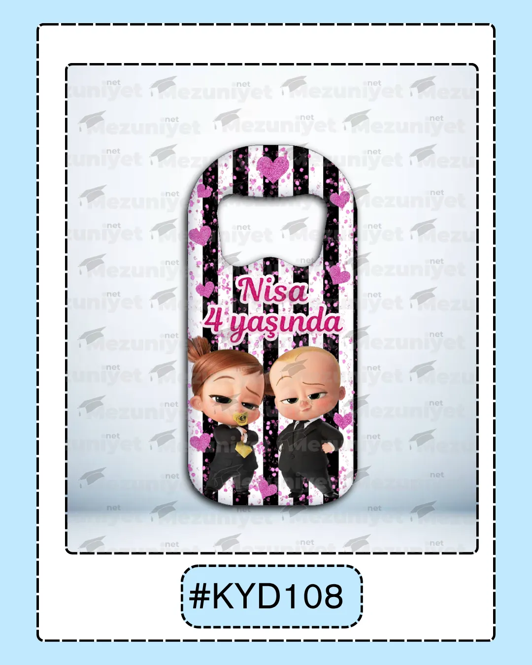 Kız Yeni Doğan Magnet Modeli - KYD108 - Mezuniyet.Net