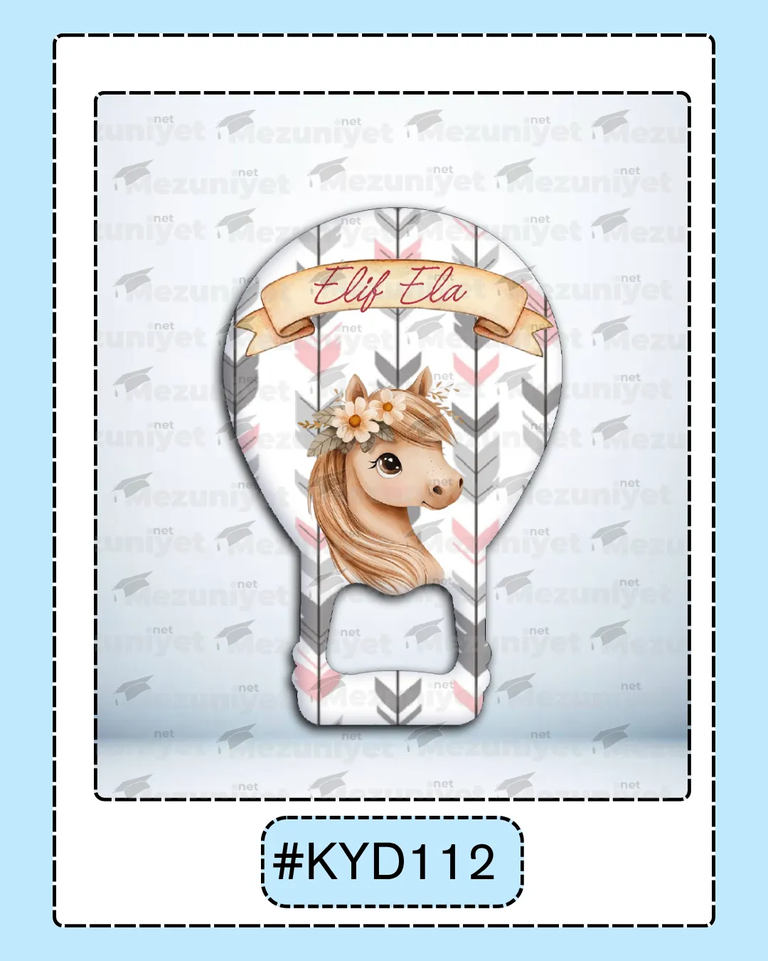 Kız Yeni Doğan Magnet Modeli - KYD112 - Mezuniyet.Net