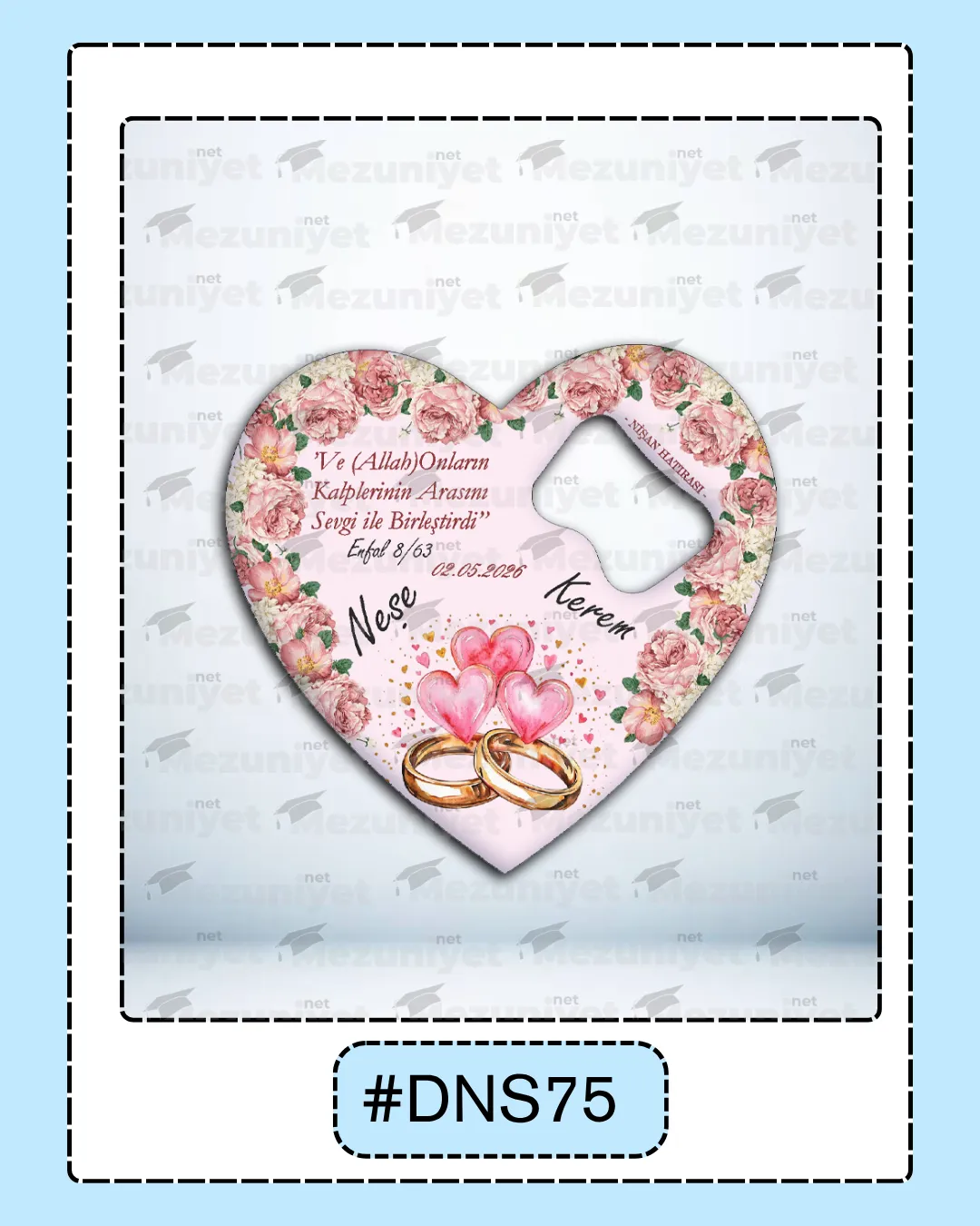 Düğün - Söz - Nikah Magnetleri - DNS75 - Mezuniyet.Net