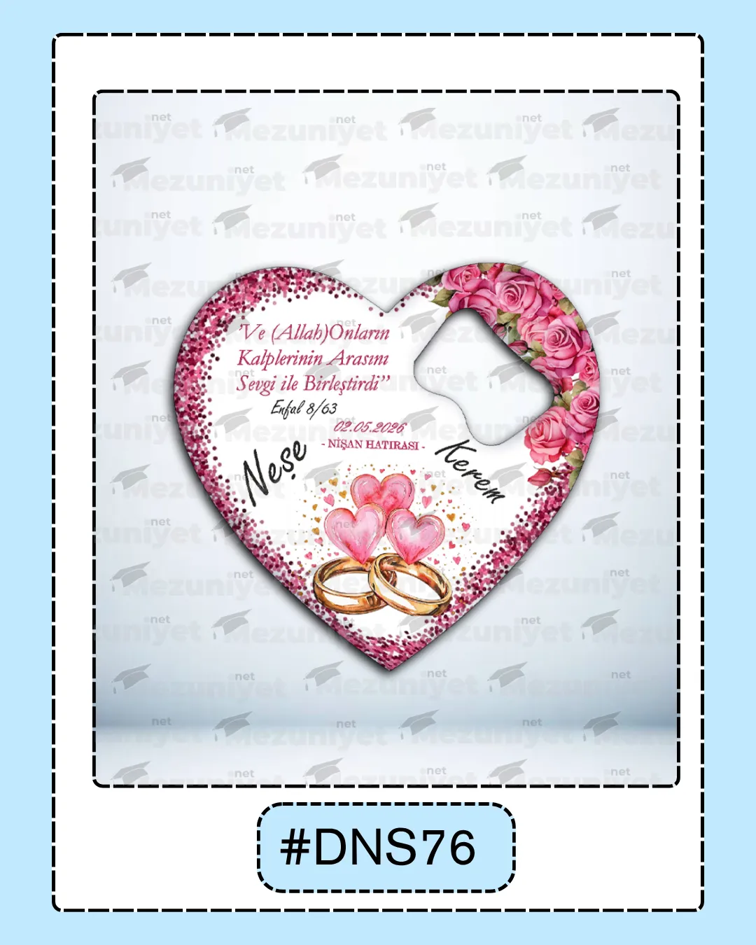Düğün - Söz - Nikah Magnetleri - DNS76 - Mezuniyet.Net