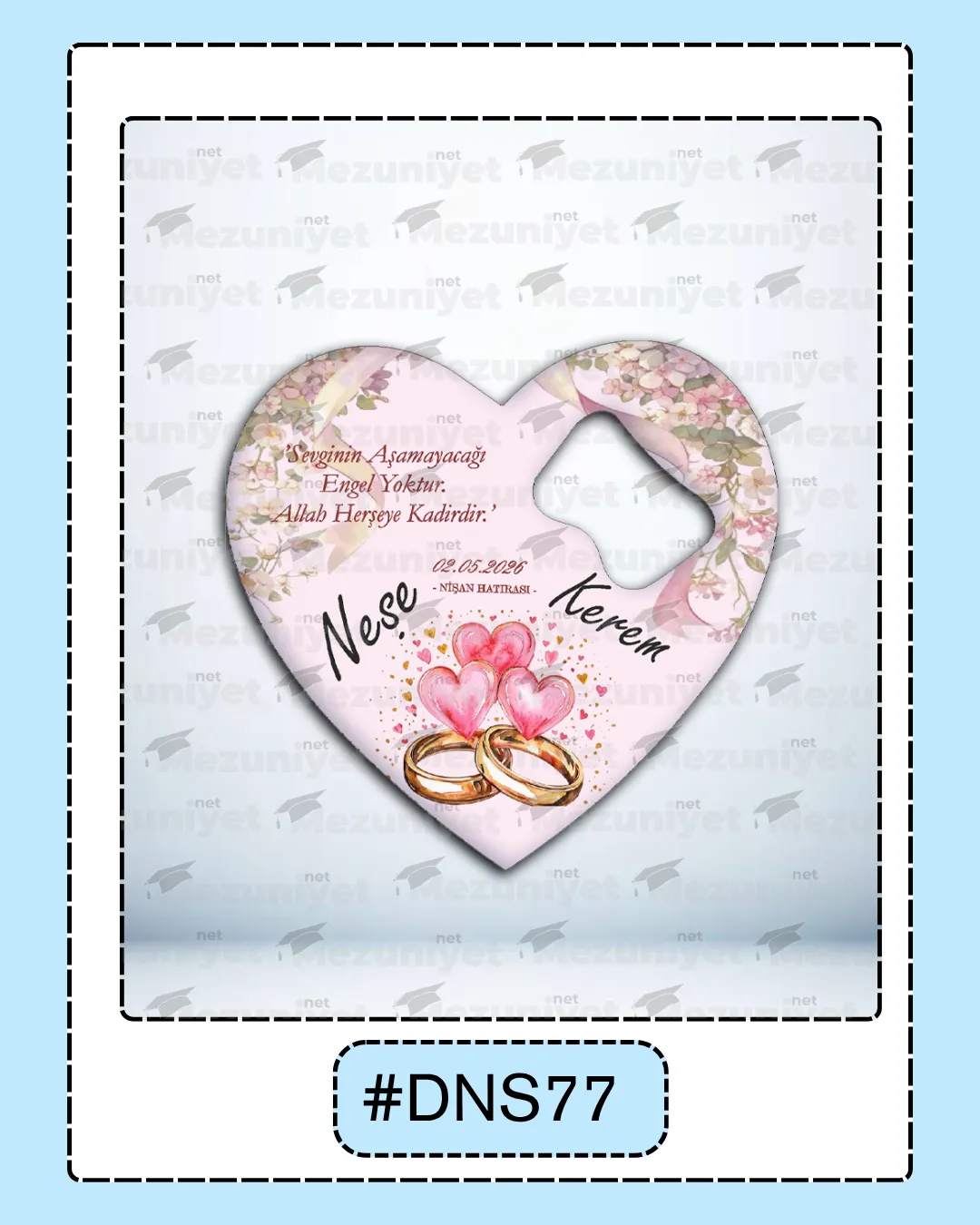Düğün - Söz - Nikah Magnetleri - DNS77 - Mezuniyet.Net