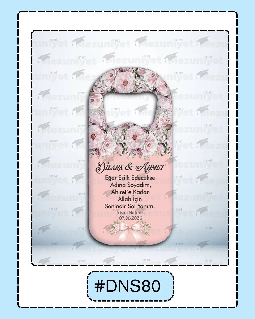 Düğün - Söz - Nikah Magnetleri - DNS80 - Mezuniyet.Net